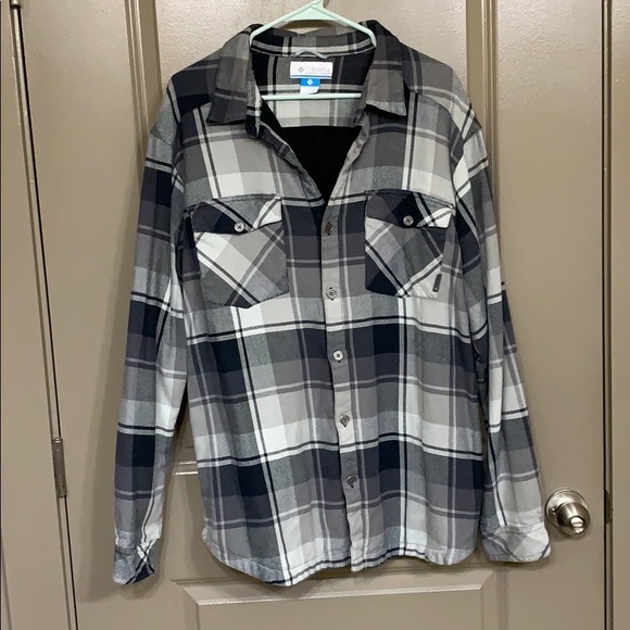 columbia fleece lined flannel